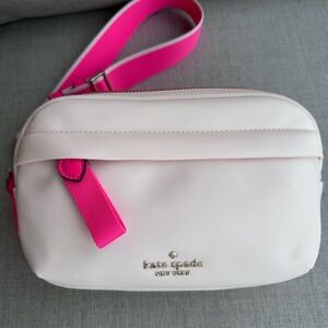 Kate Spade Pink Chelsea Pink Cloud Colorblock Crossbody Belt Bag NWT